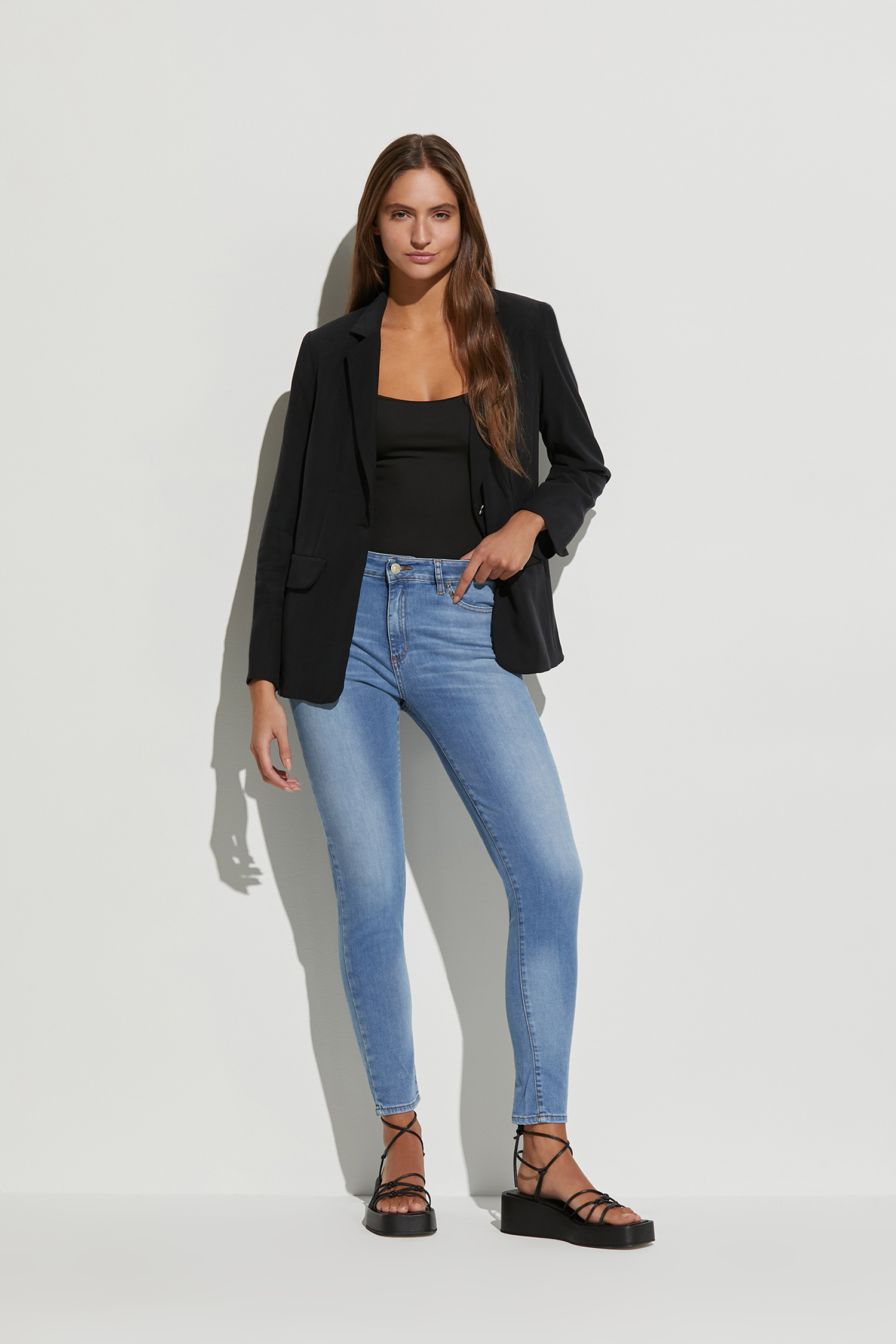 PANTALON ANN SK HW MID BLUE CUSTOM