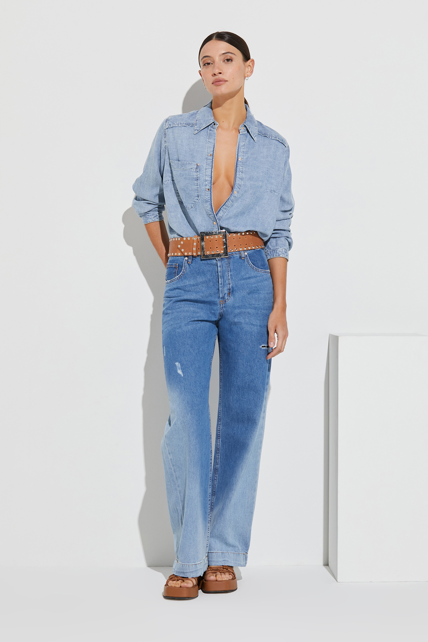 PANTALÓN  WIDE LEG BLUE SUMMER