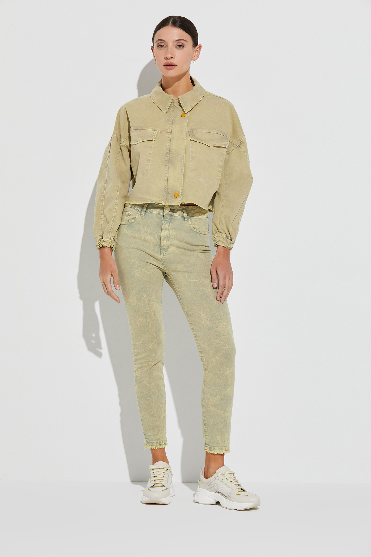 PANTALÓN KATY SK  DUSTY LIME