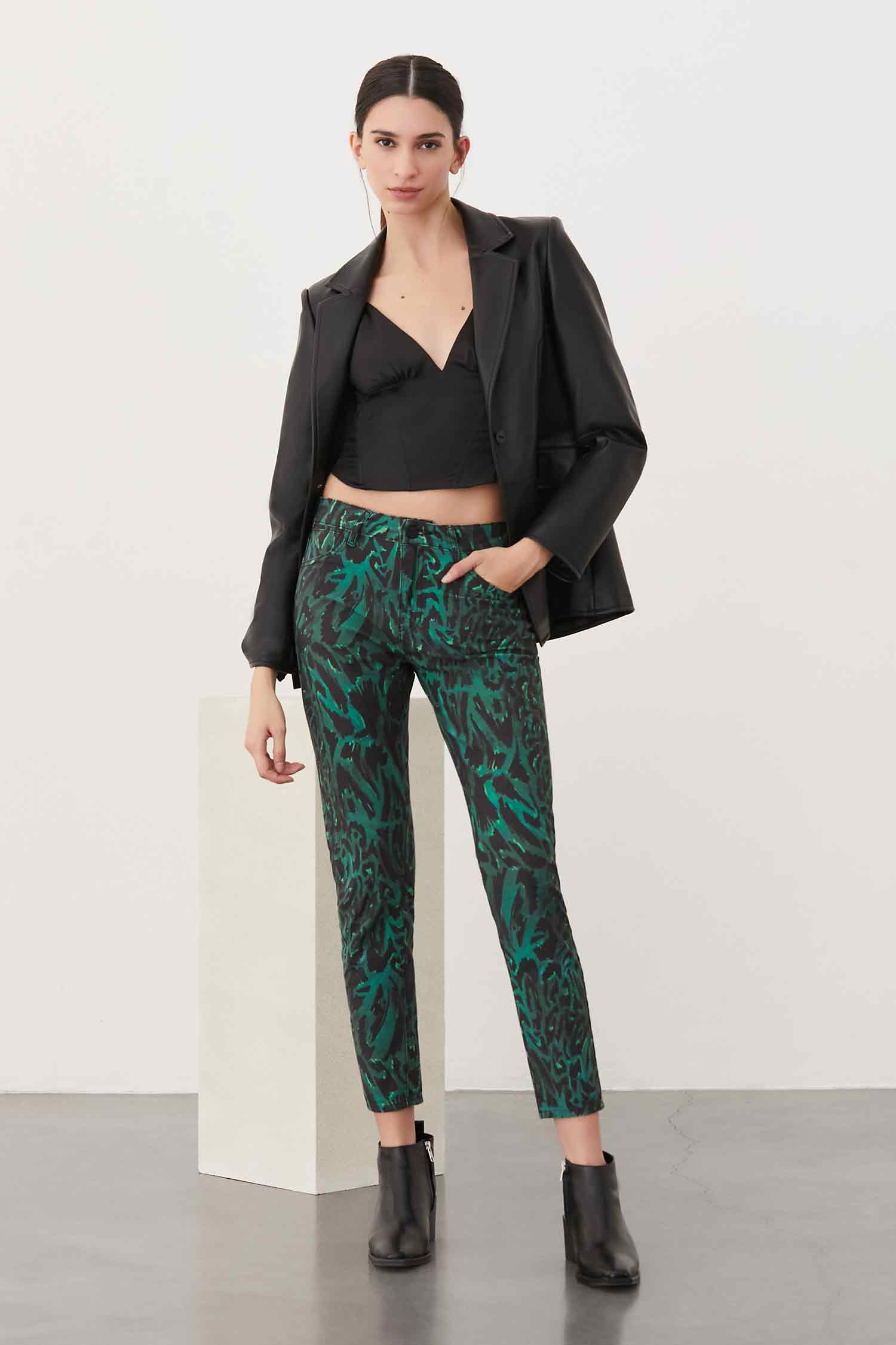 PANTALON ANN SK  FOREST  PRINT